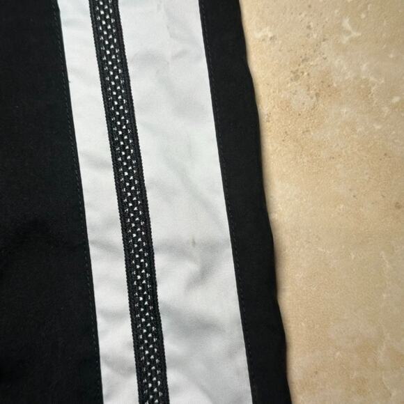Vintage Y2K Nike Track Pants Women’s Size Large 12-14 Black White Baggy Pants - Picture 10 of 11